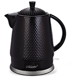 Maestro, Mr-069-black, Ceramiczny Czajnik Elektryczny, Czarny, 1,5 L