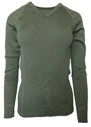 GOLF NANOT-shirt długi rękaw V .damskie .L .khaki