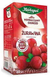 Herbapol Herbaciany Ogród Żurawina Ex20 herbata ekspresowa owocowa