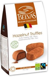 Belgijskie czekoladki truffle z orzechami laskowymi bezglutenowe fair