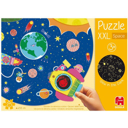 Puzzle dla dzieci okrągłe XXL Kosmos Goula 1110100492