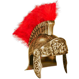 Hełm Rzymianina Legionisty Kask Centuriona Rzymski Złoty