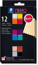 Staedtler Fimo Professional Masa Modelarska, Basic, 12 Sztuk