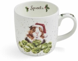 KUBEK PORCELANOWY Royal Worcester''s Wrendale Designs ŚWINKA MORSKA