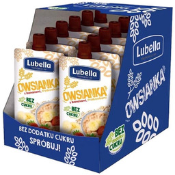 Lubella Owsianka z bananami truskawkami 100 g x