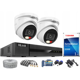 Zestaw do monitoringu HiLook Zestaw Cctv 2MP 4ch