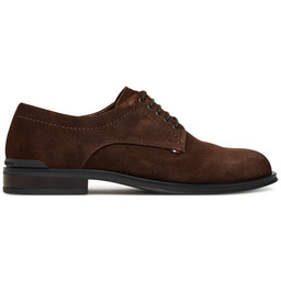 Półbuty Tommy Hilfiger Corporate Derby FM0FM05582 Brązowy