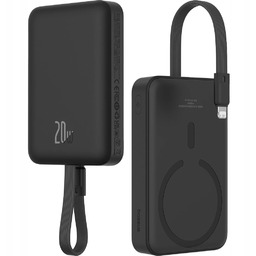 Powerbank magentyczny 10000 mAh, ładowanie indukcyjne 20W MagSafe