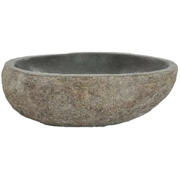 Elior Umywalka łazienkowa z kamienia rzecznego - Falax