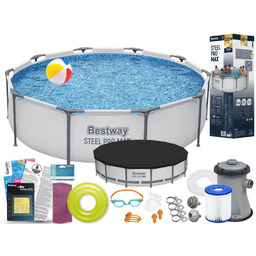 Basen Bestway 305x76 Ogrodowy Stelażowy 56406 13w1