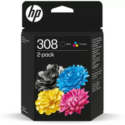 oryginalny multipak HP 308 [6L6S6UE] cmyk - 2pak