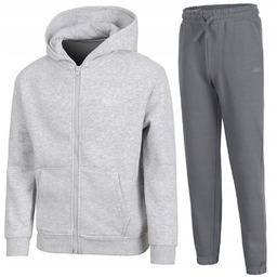 4F OCIEPLANY CHĹ&#x81;OPIÄ&#x98;CY DRES KOMPLET BLUZA ROZPINANA SPODNIE