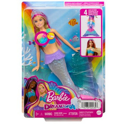 Lalka Barbie Dreamtopia Malibu syrenka HDJ36 Czujnik dymu