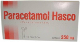 Paracetamol Hasco 250mg czopki x10 sztuk