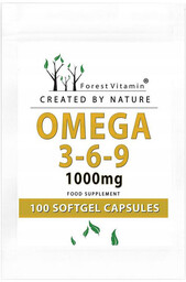 FOREST VITAMIN Omega 3-6-9 1000mg 100caps