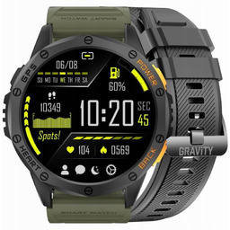 Meski Smartwatch Gravity GT24-5 Gps Kompas Połaczenia Zestaw