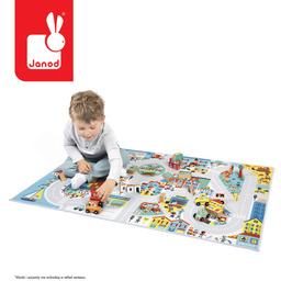 Mata do zabawy z drogą Miasto Cross Roads