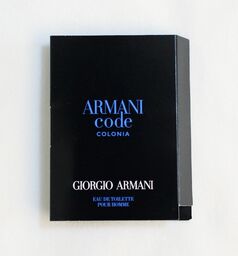 Giorgio Armani Code Colonia, Próbka perfum