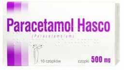 Paracetamol Hasco 500mg czopki x10 sztuk