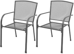 Elior Zestaw metalowych krzeseł ogrodowych - Sella
