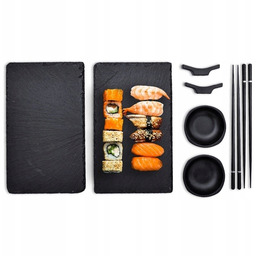 Zestaw do Serwowania Sushi dla Dwojga Dwóch Talerze