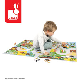 Mata do zabawy z drogą Wieś Cross Roads