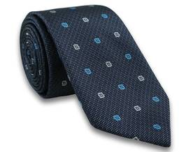 Elegancki Krawat Męski w Kwadraciki - 6,5cm- Chattier,