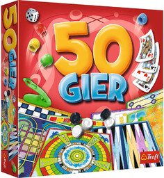 Zestaw 50 gier, gra planszowa,Trefl