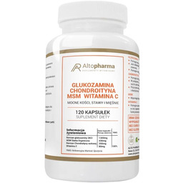Altopharma Glukozamina + Chondroityna + MSM + Witamina
