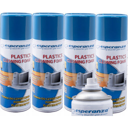 ESPERANZA PIANKA SPRAY DO CZYSZCZENIA PLASTIKÓW KOMPUTERÓW RTV
