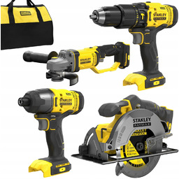 Stanley Zestaw 4 elektronarzędzi SFMCD711 SFMCF800 SFMCG400 SFMCS500