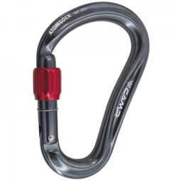 Karabinek wspinaczkowy CAMP Atom Lock gun metal