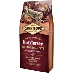 CARNILOVE CAT DUCK&TURKEY FOR LARGE BREED 6KG