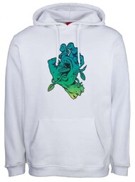 bluza SANTA CRUZ - Bio Hand Hood White