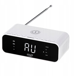 Radiobudzik Ad 1192 z bezprzewodowym ładowaniem Fm