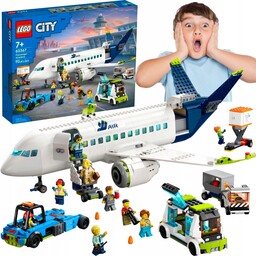 Lego City 60367 Samolot Pasażerski Klocki Lego Duży