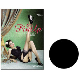 Pończochy Nylonowe Do Paska Marlene 15 Den Nero