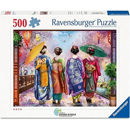 Erwachsenenpuzzle 500 Teile - Kirschblütenspaziergang