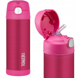 Termos dla dzieci ze słomką Thermos różowy 470ml