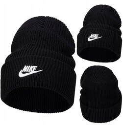 CZAPKA ZIMOWA NIKE PEAK BEANIE CZARNA CIEPŁA SPORTOWA