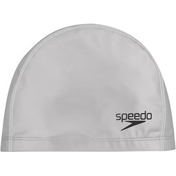 Speedo Unisex Pace czepek pływacki wygodne dopasowanie, srebrny,