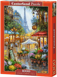 Castorland Puzzle 1000 Wiosenne Kwiaty, Paryż CASTOR