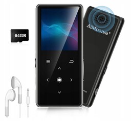 Odtwarzacz MP3 AiMoonsa 64 Gb z Bluetooth 5.2