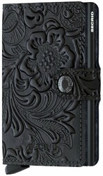 Miniportfel Miniwallet Secrid Ornament - black