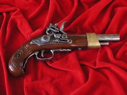 FRANCUSKI KAWALERYJSKI PISTOLET SKAŁKOWY Z XIXw. (K1118)