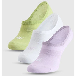 Skarpetki casual stopki damskie (ZESTAW 3 szt.) 4F