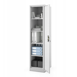 Szafa na akta kartotekowa na klucz szara ALEX