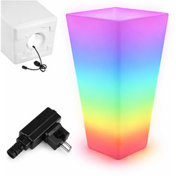 Donica Doniczka Led Rgb 7L Lampa Ogrodowa 230V