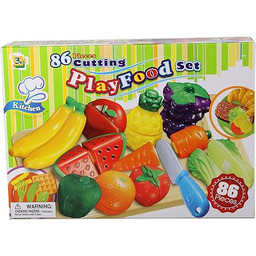 Haberkorn 86-częściowy zestaw spożywczy do kuchni, do zabawy,