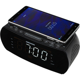 Radio cyfrowe z ładowarką indukcyjną Medion Bluetooth Zegar